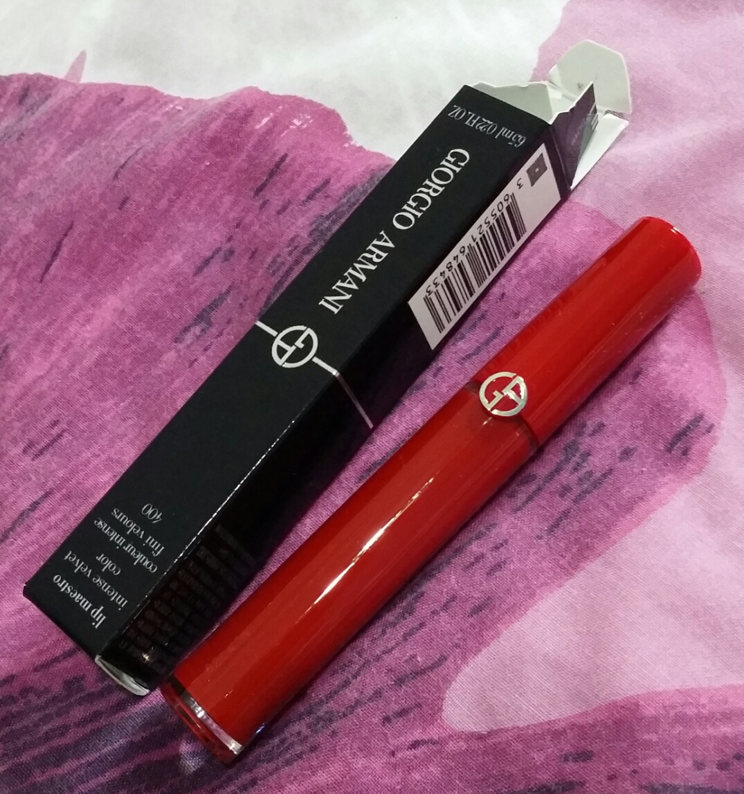 In Search of the Perfect Red Lips: Giorgio Armani Lip Maestro in 400 The Red  Review – notamakeupaddict